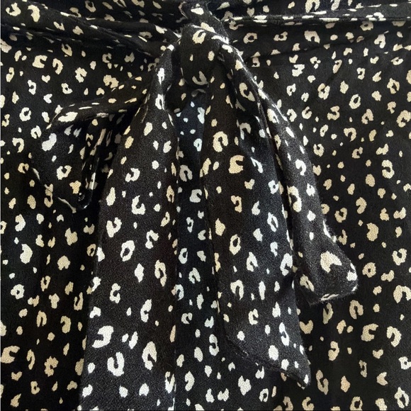 URBAN Romantics Black and White Splash Polka Dot Mini A-Line Flare Skort size XS - Picture 3 of 8